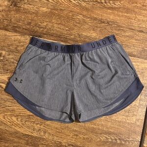 Under Armour Women's Athletic Gray and Navy Shorts